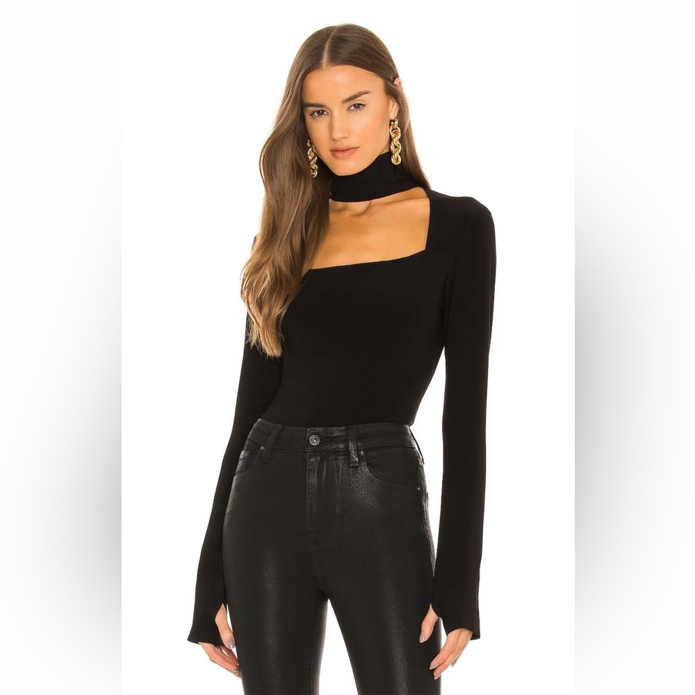 Norma Kamali Sweetheart Turtle Top